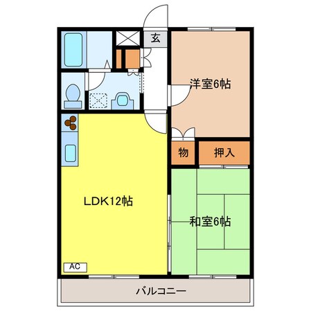 パークサイド21の物件間取画像